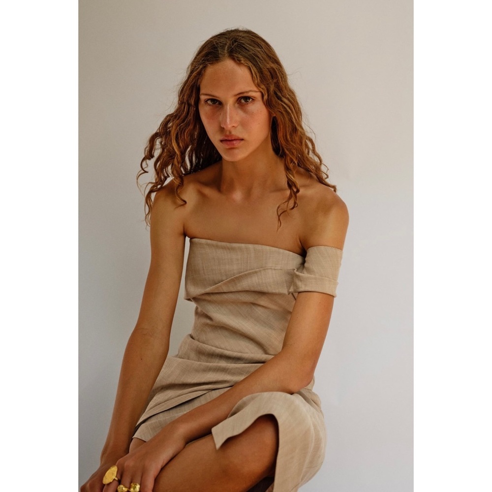 Zara Asymmetrical Slip Dress